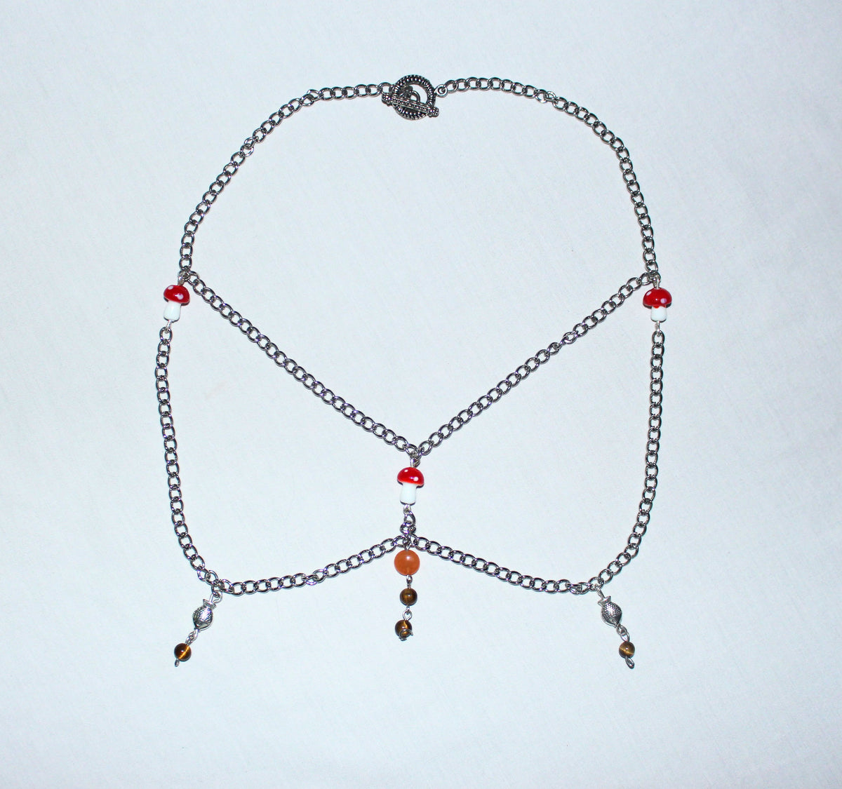 ☆ Toadstool Layered Chain necklace ☆