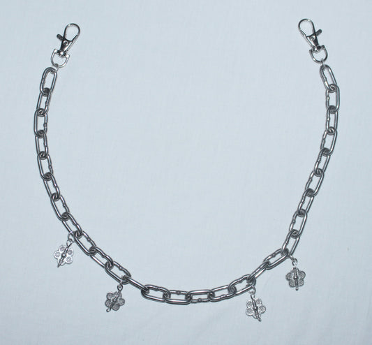 ☆ Stainless Steel flower belt chain ☆
