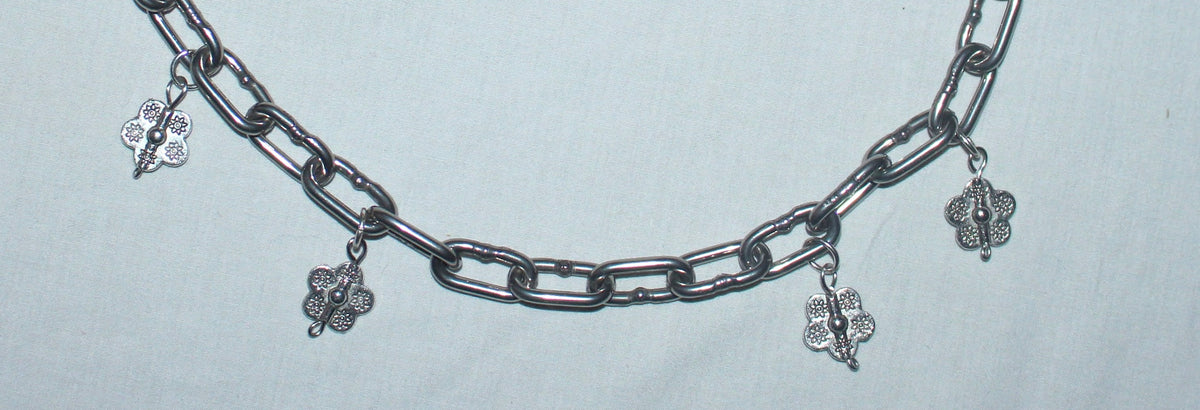 ☆ Stainless Steel flower belt chain ☆