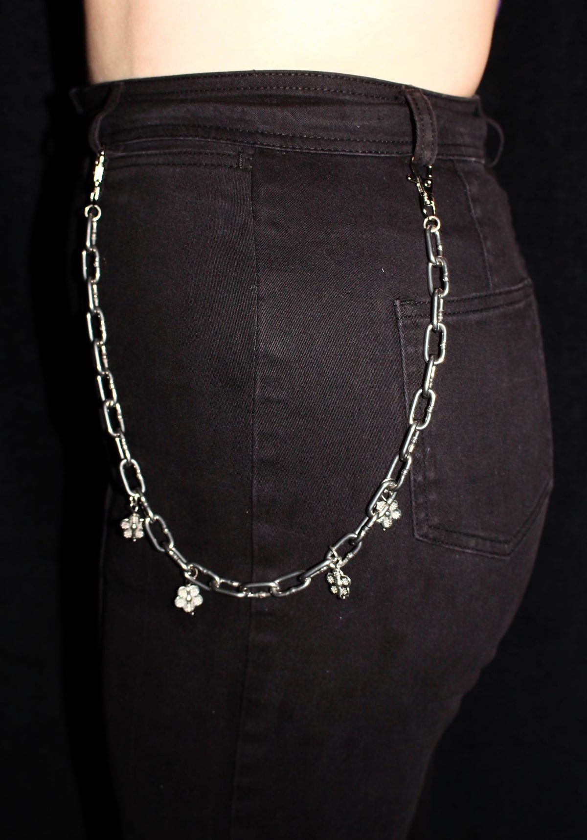 ☆ Stainless Steel flower belt chain ☆